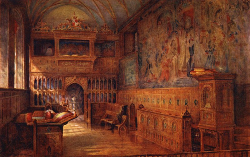 Knole House: De Kapel door Charles Essenhigh Corke