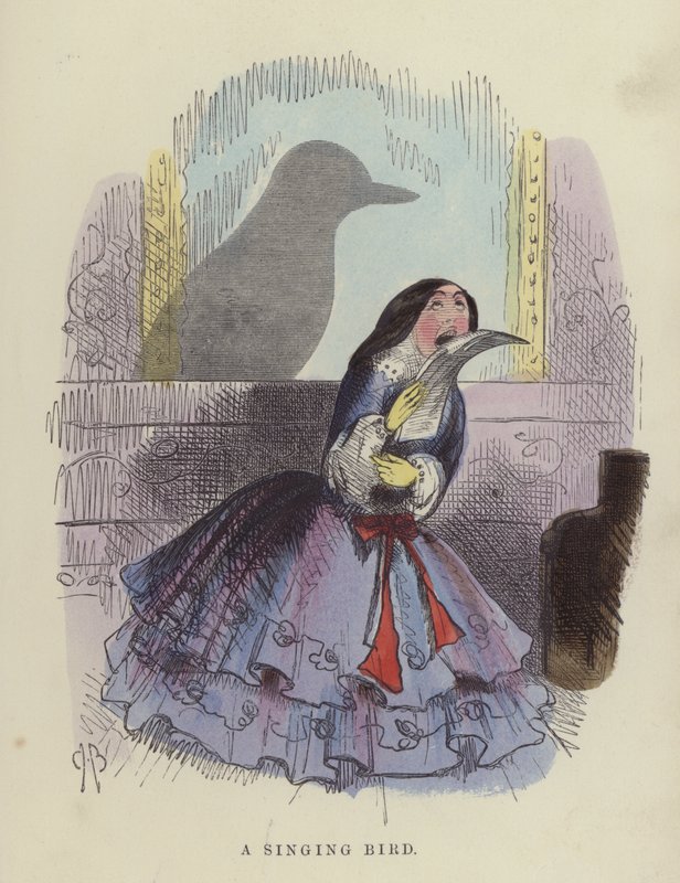 Zangvogel door Charles Henry Bennett