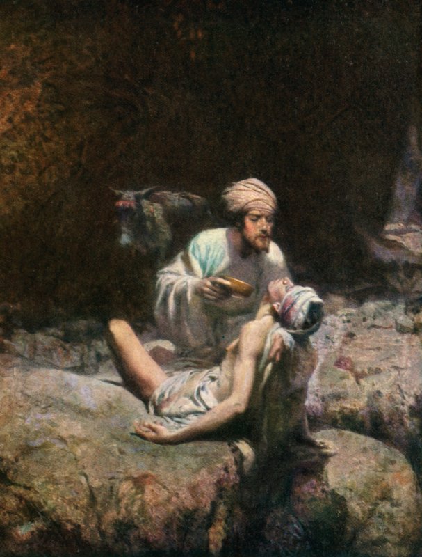 De Barmhartige Samaritaan door Charles Herbert Moore