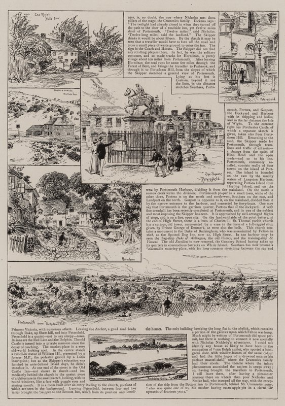 Naar Portsmouth met Nicholas Nickleby en Smike door Charles J. Staniland