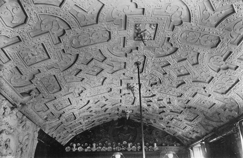 Plafond van de Teken Kamer door Charles Latham