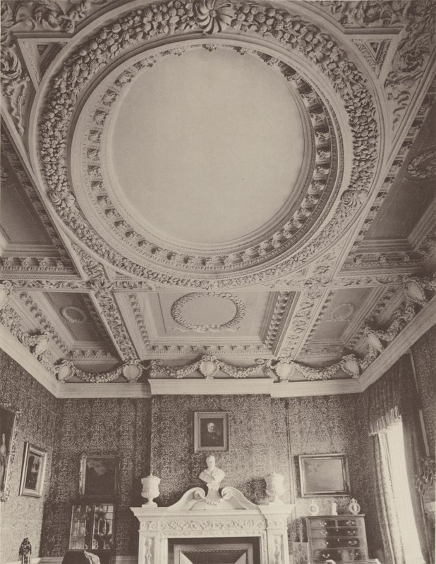 Coleshill, Berkshire, Interieur van de Salon door Charles Latham