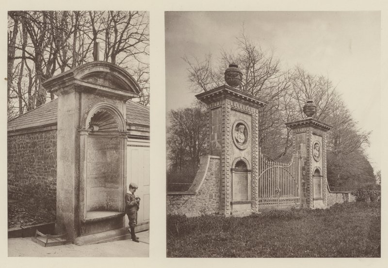 Coleshill, Berkshire, een Nissenhut, Poort bij de Achteringang door Charles Latham