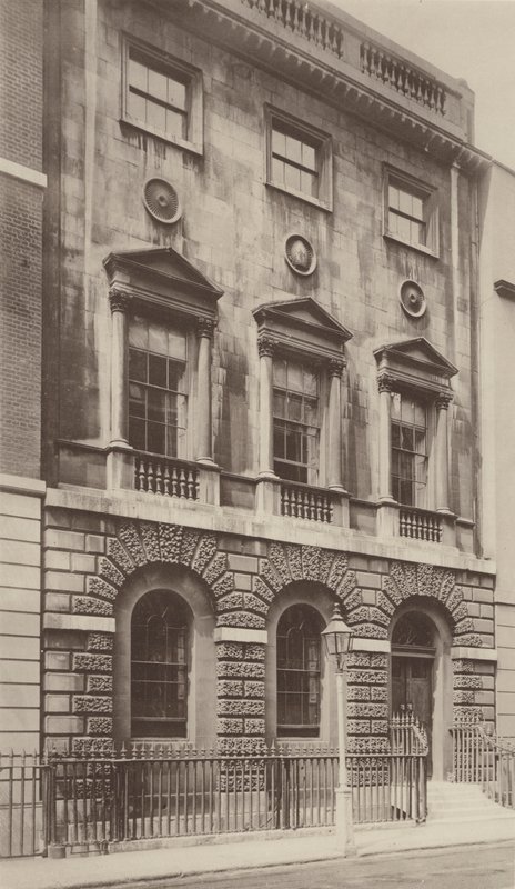 Ely House, Dover Street, West door Charles Latham