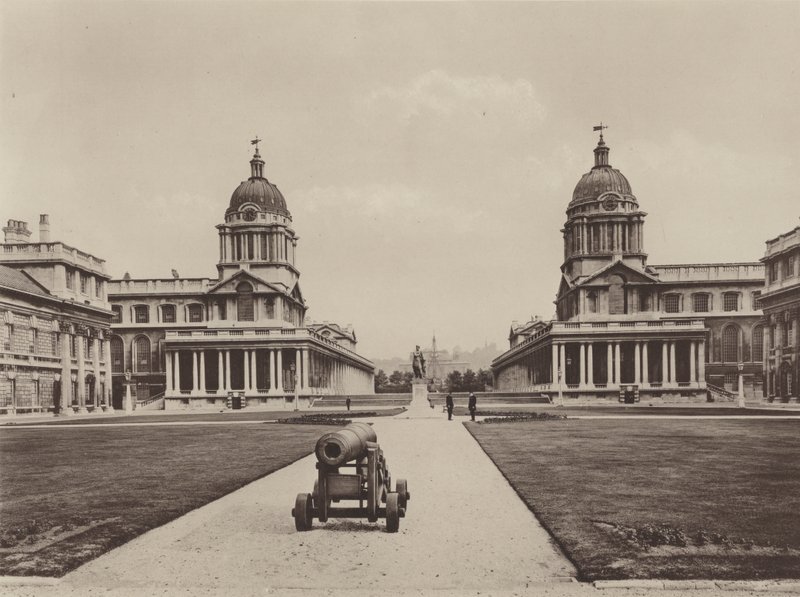 Greenwich Hospital, algemeen uitzicht door Charles Latham