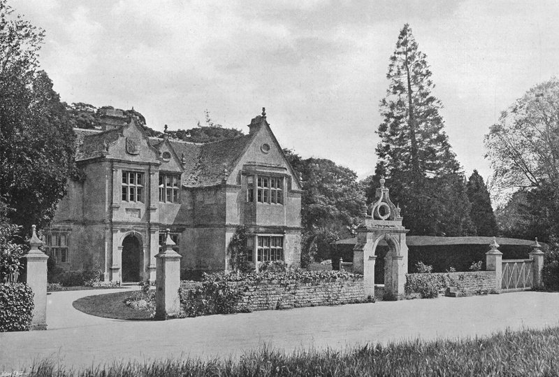 Stibbington Hall vanuit het Westen door Charles Latham