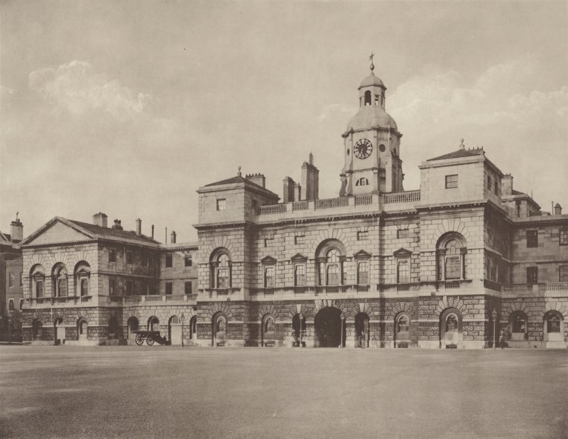 The Horse Guards, Whitehall, de westelijke gevel door Charles Latham