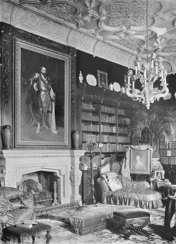De bibliotheek door Charles Latham
