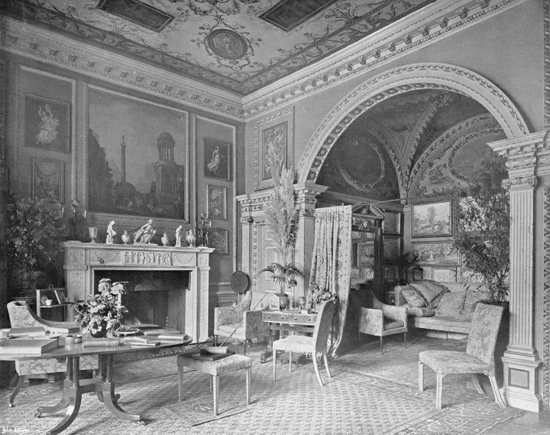 De geschilderde of Italiaanse kamer door Charles Latham