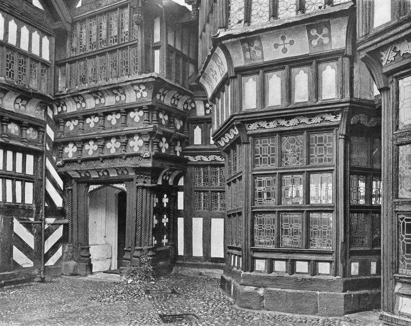 De Veranda en Halraam door Charles Latham