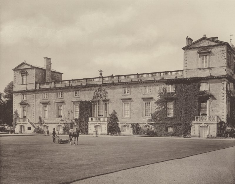 Wilton House, Wiltshire, de Zuidzijde door Charles Latham