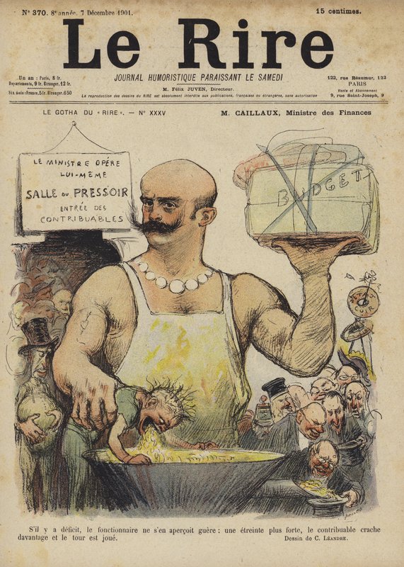Illustratie voor Le Rire door Charles Leandre