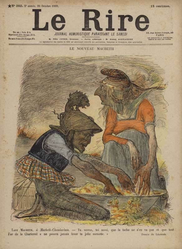Illustratie voor Le Rire door Charles Leandre
