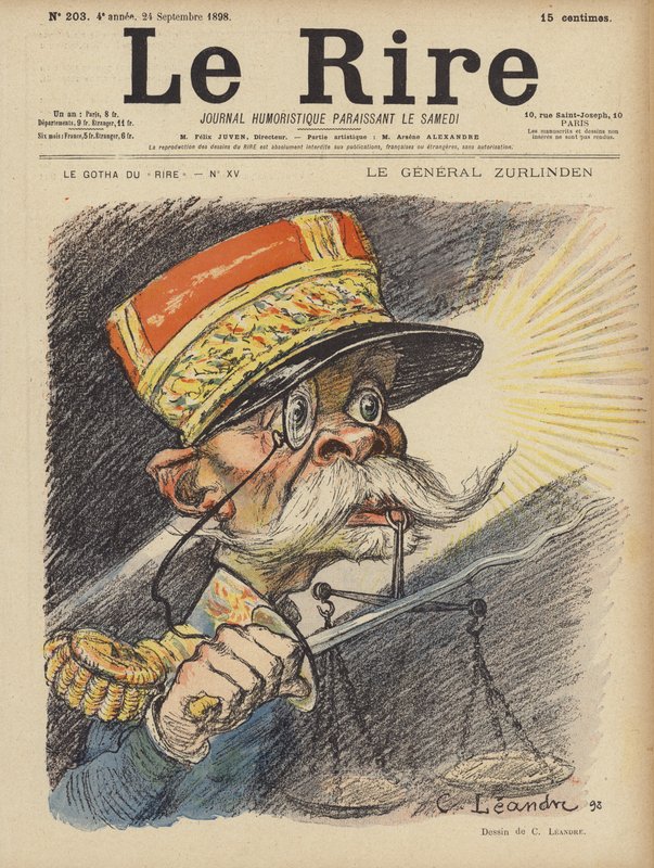 Illustratie voor Le Rire door Charles Leandre