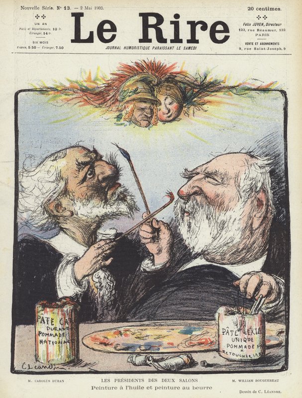 Illustratie voor Le Rire door Charles Leandre