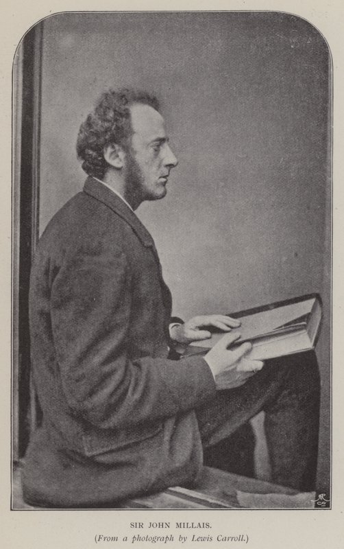Sir John Millais door Charles Lutwidge Dodgson