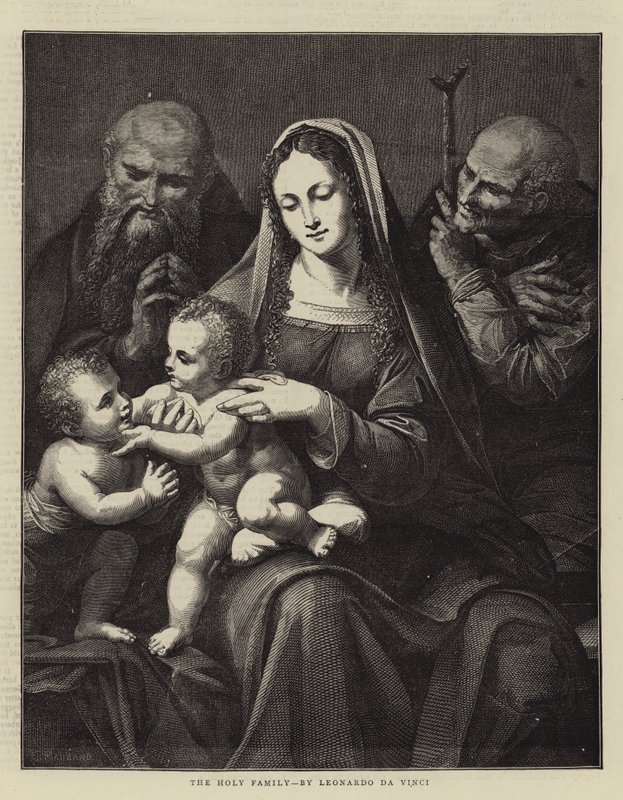 De Heilige Familie door Charles Maurand