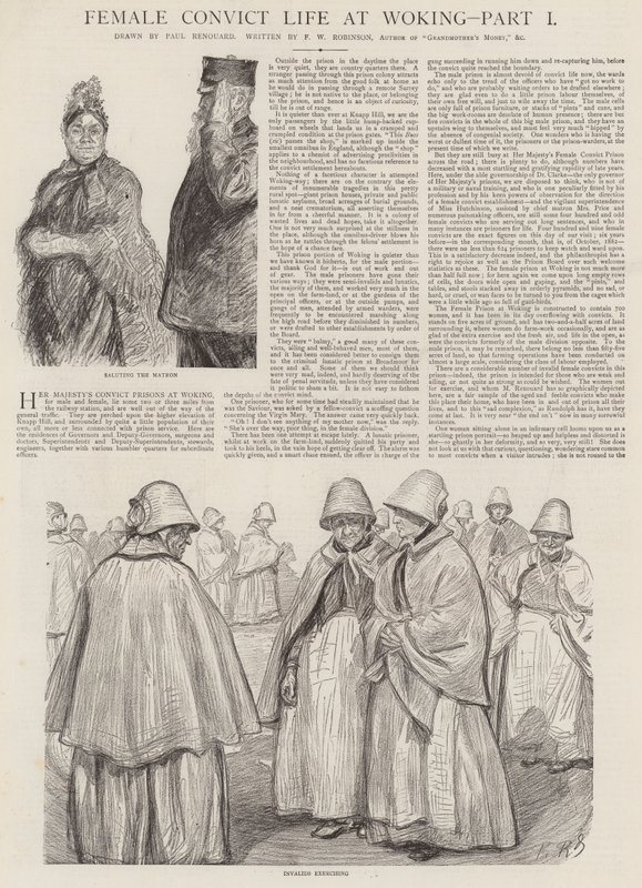 Leven van Vrouwelijke Gevangenen in Woking door Charles Paul Renouard