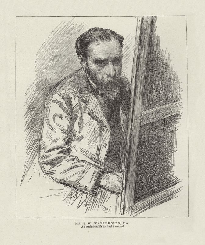John William Waterhouse door Charles Paul Renouard