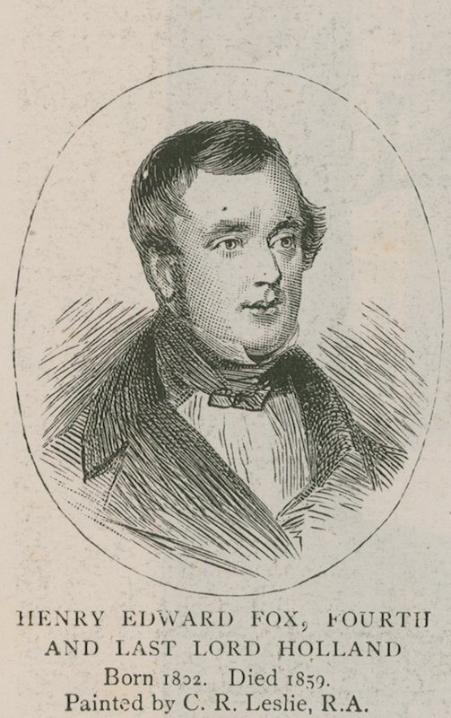 Het familieportret - de bibliotheek van Holland House door Charles Robert Leslie