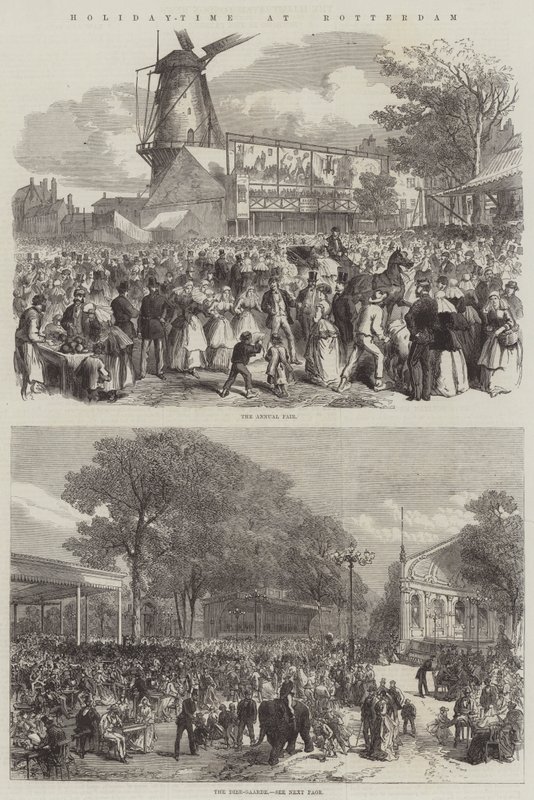 Vakantietijd in Rotterdam door Sir John Charles Robinson