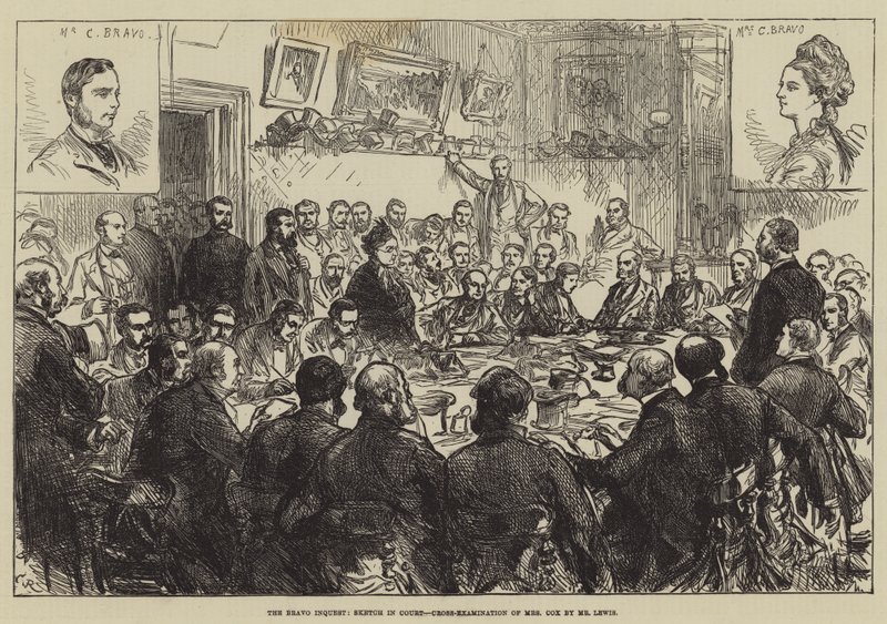 Het Bravo-onderzoek, schets in de rechtbank, kruisverhoor van mevrouw Cox door meneer Lewis door Sir John Charles Robinson