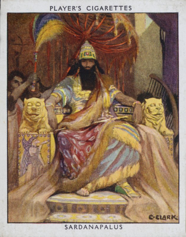 Sardanapalus door Christopher (after) Clark