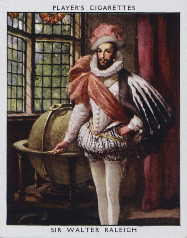 Sir Walter Raleigh door Christopher (after) Clark