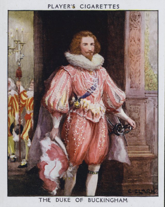 De Hertog van Buckingham, Steenie, favoriet van Koning James I door Christopher (after) Clark