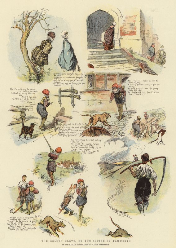 De Gouden Handschoen, of de Squire van Tamworth door Claude Shepperson