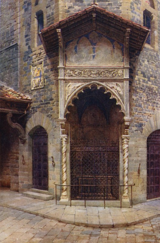 De wolmarkt, Florence door Commendator Formilli