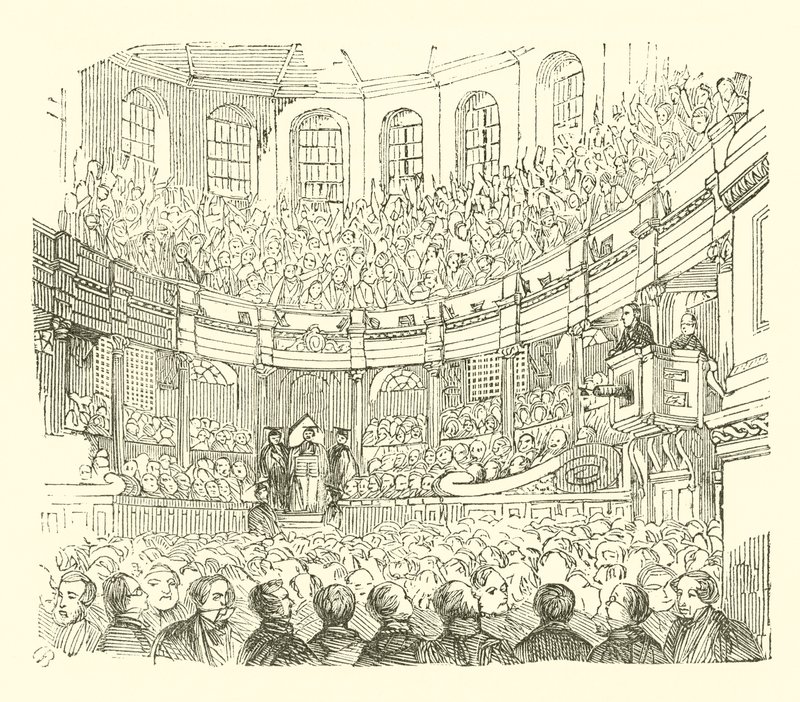 Sheldonian Theater door Cuthbert Bede