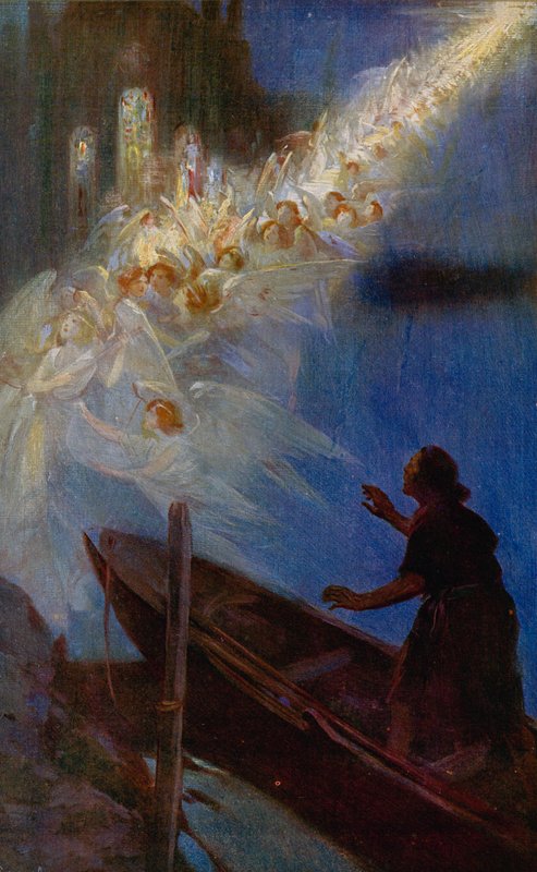 De Legendarische Wijding van Westminster Abbey, Het Visioen van de Visser door Cyrus Cuneo