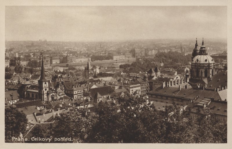 Algemeen zicht op Praag door Czech Photographer