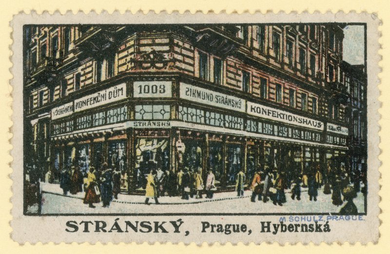 Stransky banketbakkers, Hybernska Straat, Praag door Czech School
