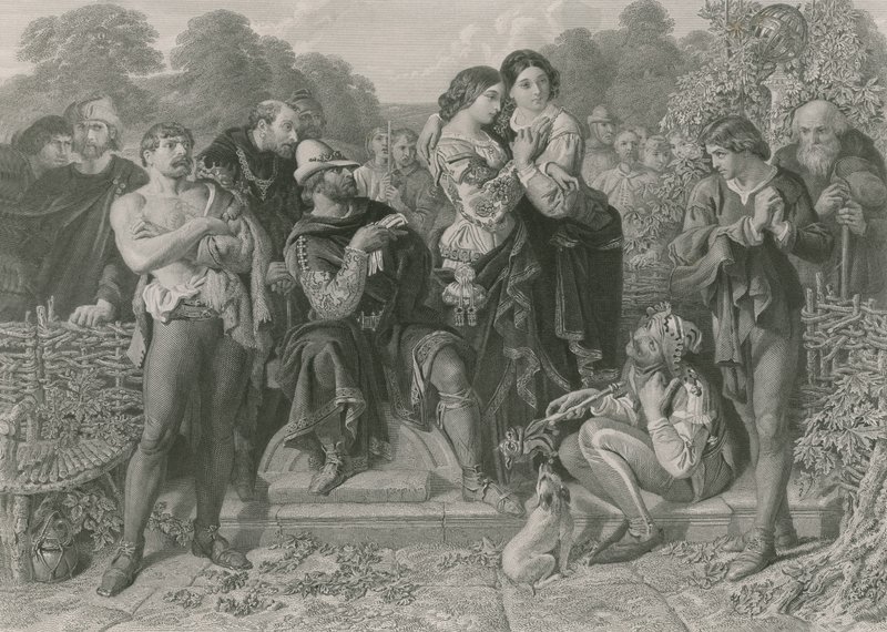 Orlando en de Worstelaar, Zoals U Het Wilt door Daniel Maclise