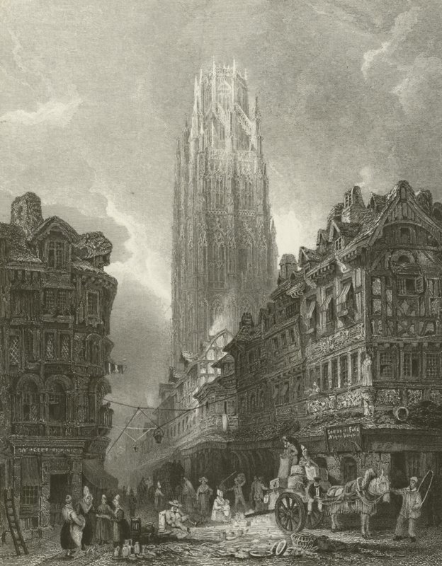 Rouen door David Roberts