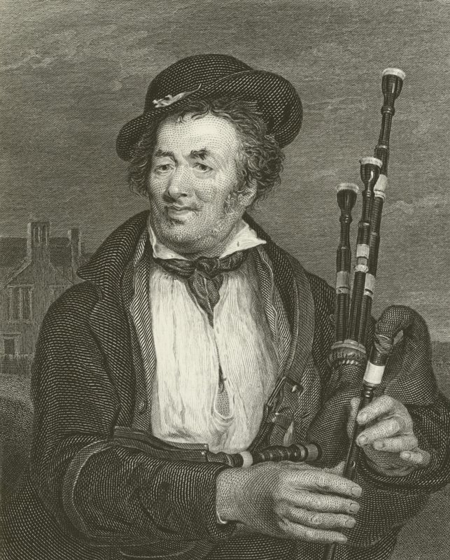 De Doedelzakspeler door David Wilkie