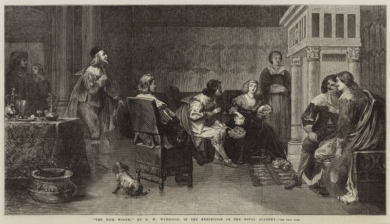 De rijke weduwe door David Wilkie