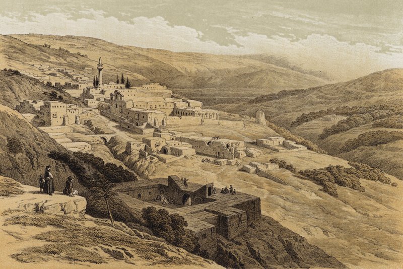 Klooster van de Terra Santa, Nazareth door David (after) Roberts