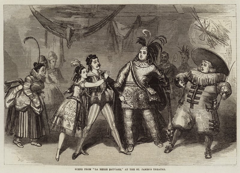 Scène uit La Belle Sauvage, in het St James