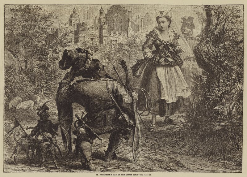 Valentijnsdag in vroegere tijden door David Henry Friston