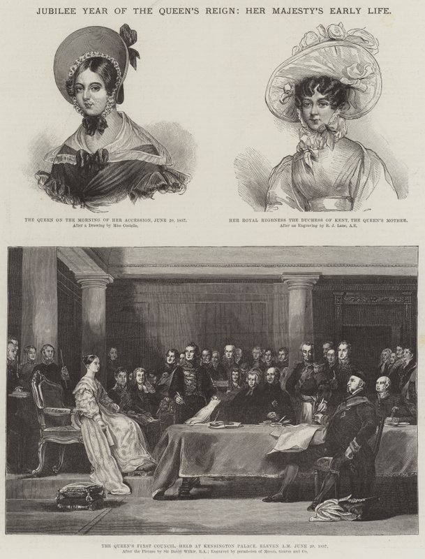 Jubileumjaar van de koningin, het vroege leven van Hare Majesteit door David Wilkie