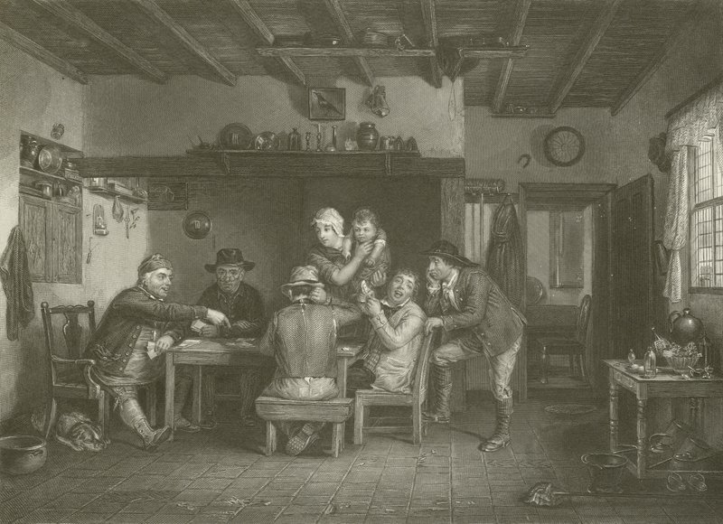 De Kaartspelers door David Wilkie