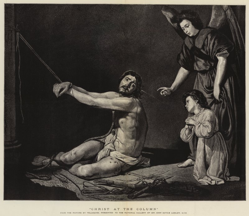 Christus aan de kolom door Diego Velázquez