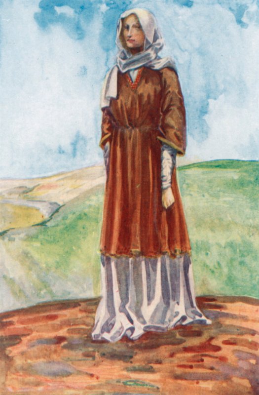 Een vrouw uit de tijd van Willem I 1066-1087 door Dion Clayton Calthrop