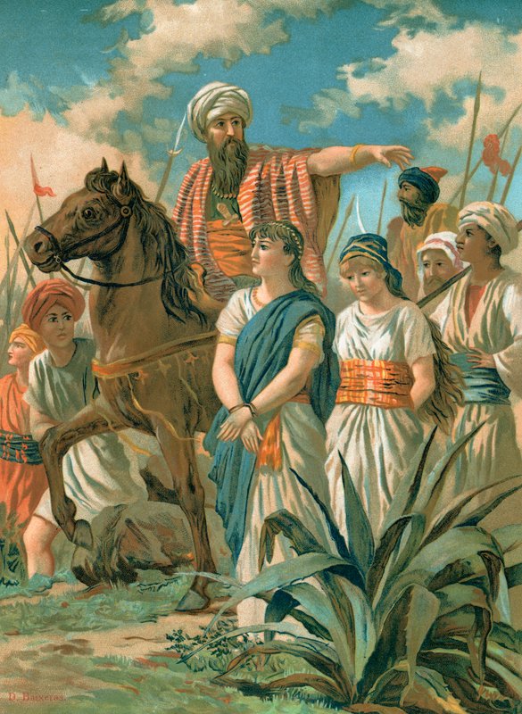 Gevangenen voor het harem door Dionisio Baixeras Verdaguer