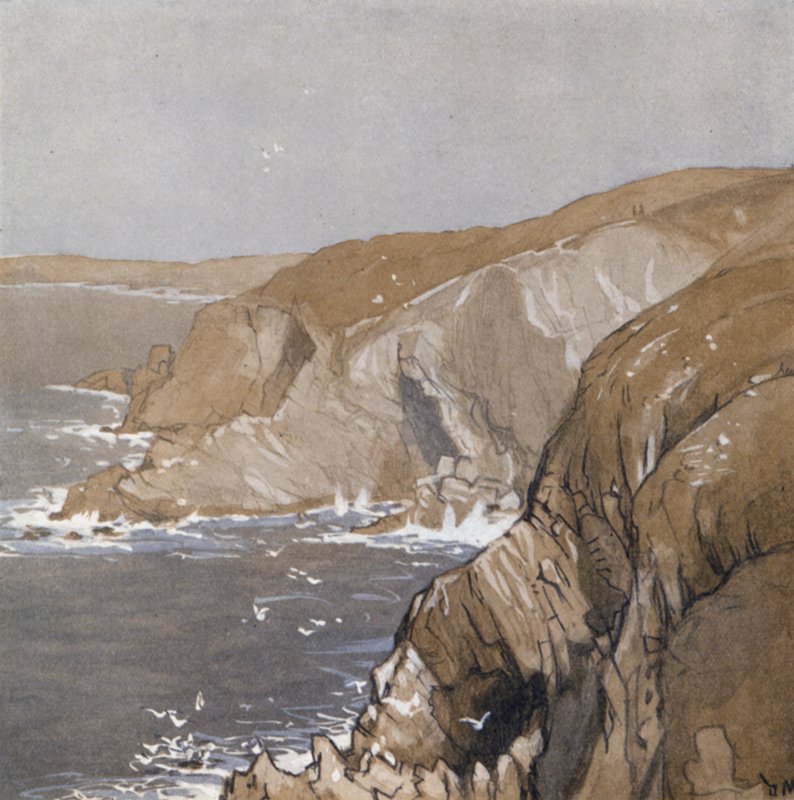 De Cornish Kust door Donald (after) Maxwell