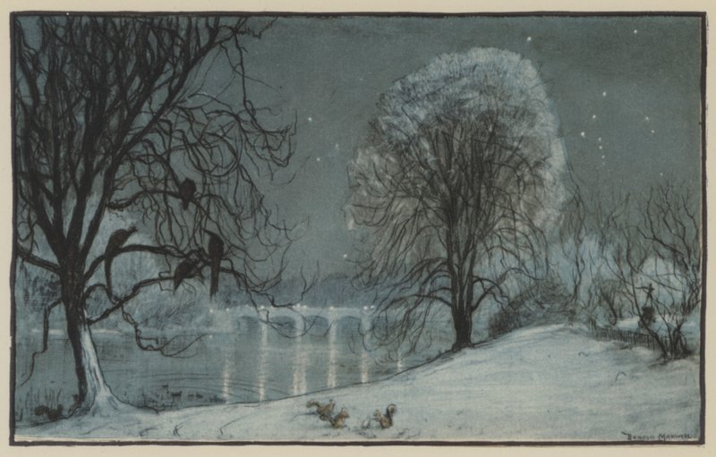 Een midwinterdroom. Een idylle van Kensington Gardens door Donald Maxwell