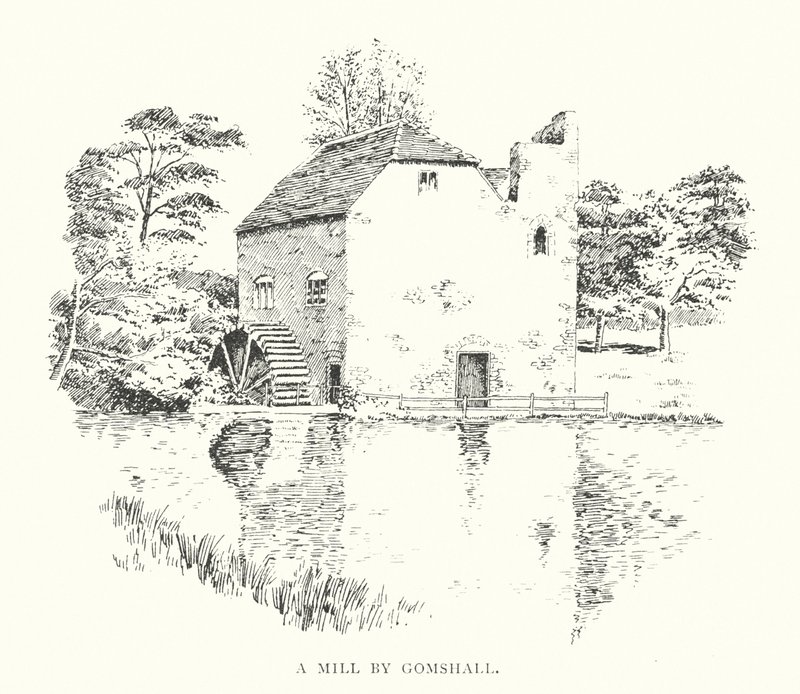Een molen bij Gomshall door Duncan Moul